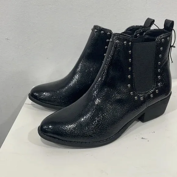 New George Women's Chelsea Booties in Black, Sz 8