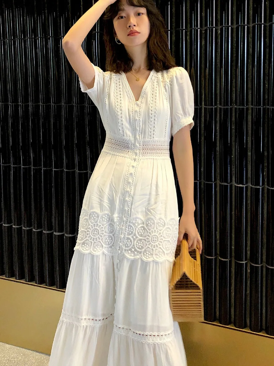 NIKKI Boho Chic Short Sleeve Dresses
